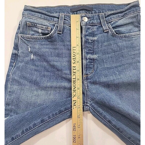 Joe's Jeans The Honor High Rise Vintage Straight Jeans Button Fly Size 27 - Picture 14 of 16
